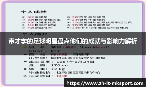 带才字的足球明星盘点他们的成就与影响力解析