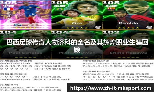 巴西足球传奇人物济科的全名及其辉煌职业生涯回顾